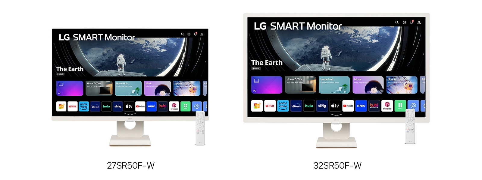 LG SMART Monitor「27SR50F-W」、「32SR50F-W」を本格販売開始