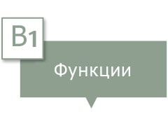 В поле для текста написано «Функции».