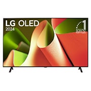 Вид слева под небольшим углом на телевизор LG OLED TV, OLED B4