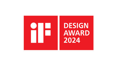 Логотип премии 2024 iF Design Award.