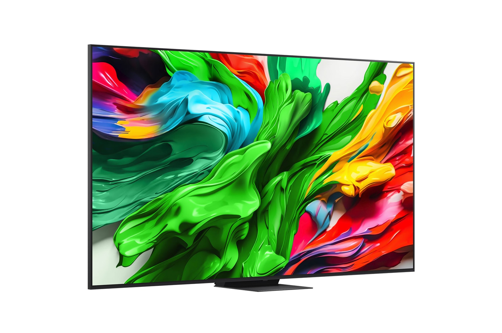 Вид сзади на телевизор LG QNED evo QNED85