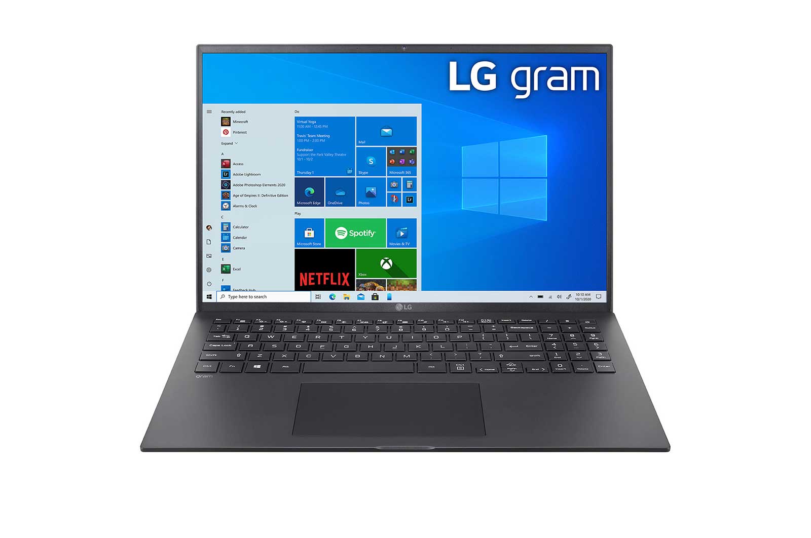 LG Ультралёгкий LG gram 16” 16:10 с дисплеем IPS и платформой Intel® Evo™, 16Z90P-G