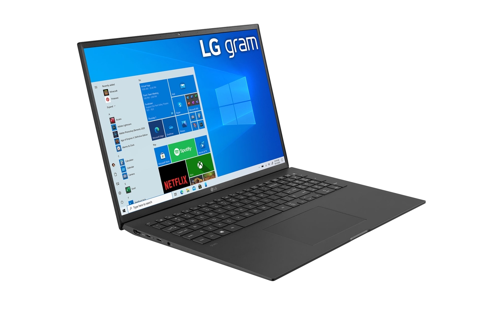 LG Ультралёгкий LG gram 17” 16:10 с дисплеем IPS и платформой Intel® Evo™, 17Z90P-G