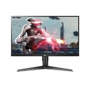 LG Монитор LG, LED, 27"(68.58 см), FHD 1920x1080, 144Гц, IPS c sRGB 99%, Adaptive Sync, HDR 10, 1мс уменьшение размытия в движении,, 27GL650F-B