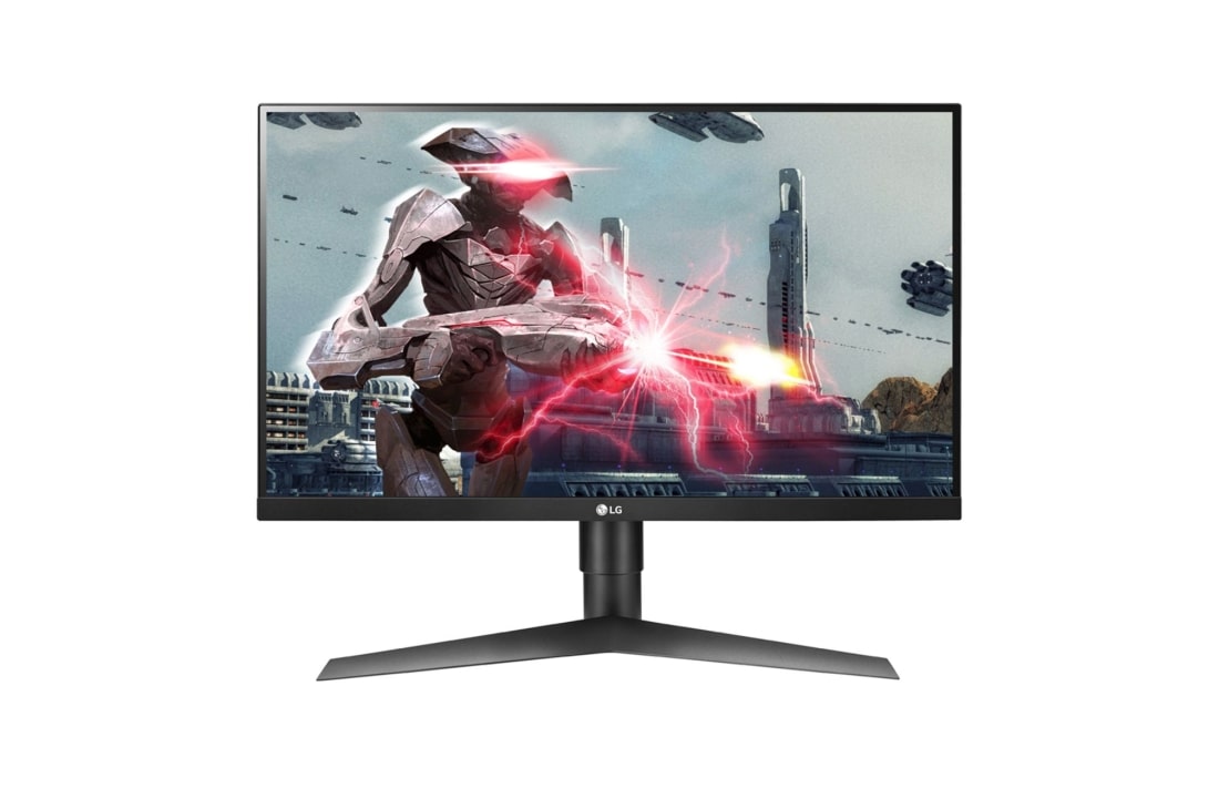 LG Монитор LG, LED, 27"(68.58 см), FHD 1920x1080, 144Гц, IPS c sRGB 99%, Adaptive Sync, HDR 10, 1мс уменьшение размытия в движении,, 27GL650F-B