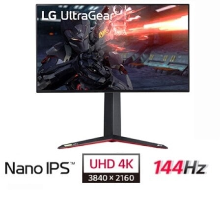 LG 27'' игровой монитор UHD 4K UltraGear ™ Nano IPS 1 мс (GtG) с VESA DSC, 27GN950-B