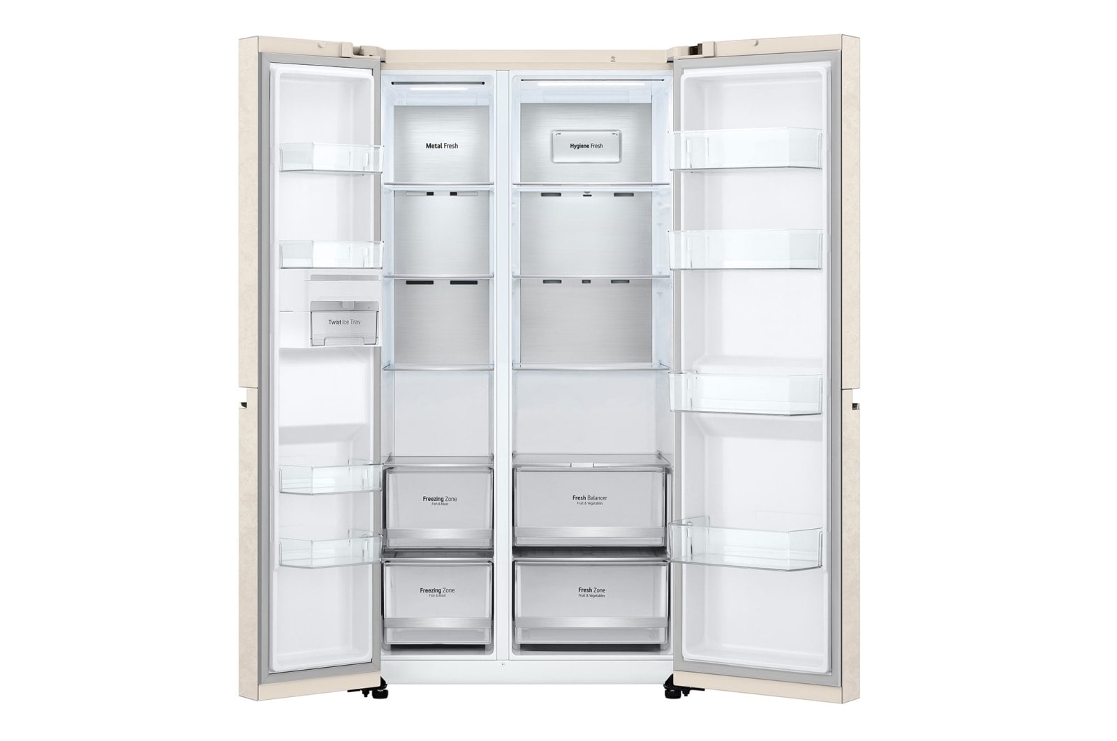 LG Холодильник GC-B257SEZV LG Side-by-Side на 647л, GC-B257SEZV