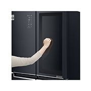 LG 458 л, Многодверный холодильник LG InstaView Door-In-Door, DoorCooling+, Инверторный Линейный компрессор, GC-Q22FTBKL