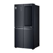 LG 458 л, Многодверный холодильник LG InstaView Door-In-Door, DoorCooling+, Инверторный Линейный компрессор, GC-Q22FTBKL