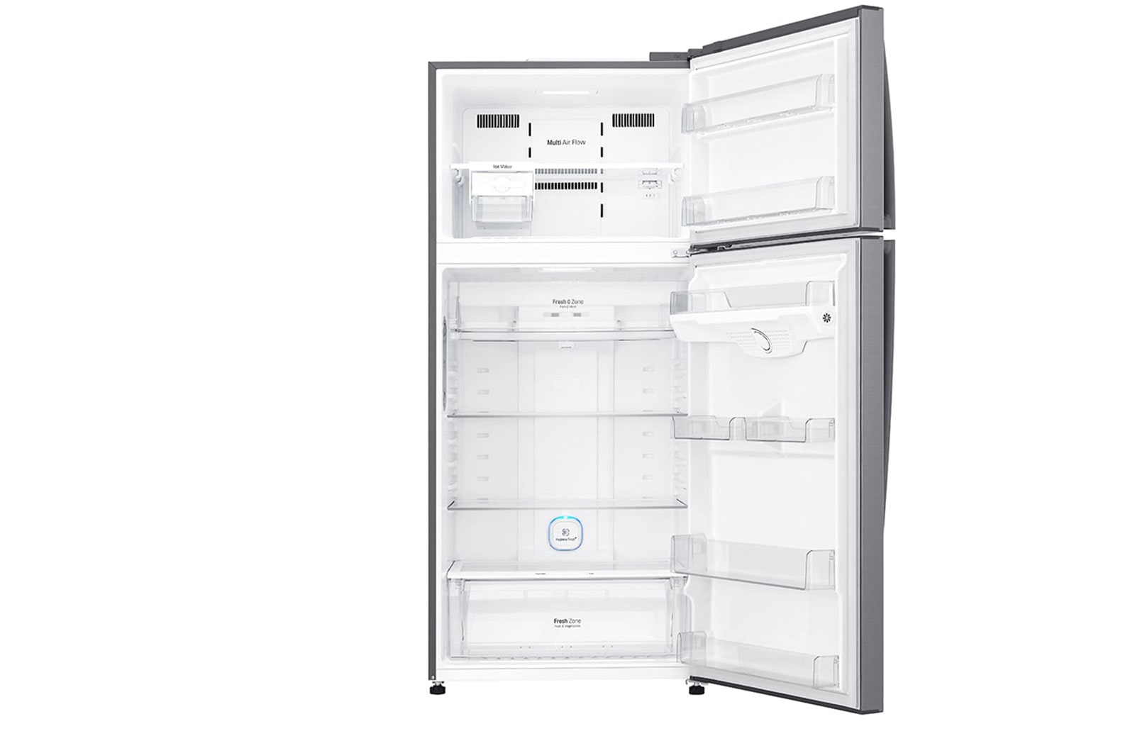 LG 506 л, Холодильник LG с верхней морозильной камерой, DoorCooling+, фильтр HygieneFresh+, GN-H702HMHZ