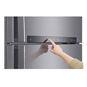 LG 506 л, Холодильник LG с верхней морозильной камерой, DoorCooling+, фильтр HygieneFresh+, GN-H702HMHZ