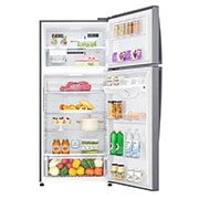 LG 506 л, Холодильник LG с верхней морозильной камерой, DoorCooling+, фильтр HygieneFresh+, GN-H702HMHZ