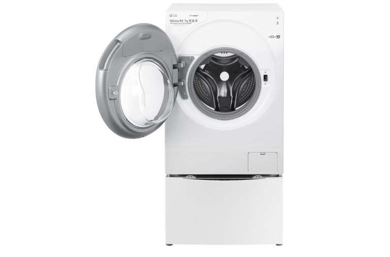 LG Стиральная машина LG FH4G1JCH2N TwinWash с двойной загрузкой, 10.5/7+2 кг, FH4G1JCH2N