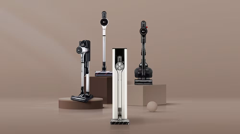 Беспроводные вертикальные пылесосы LG CordZero™ серии A9: универсальные домашние помощники с изысканным дизайном
