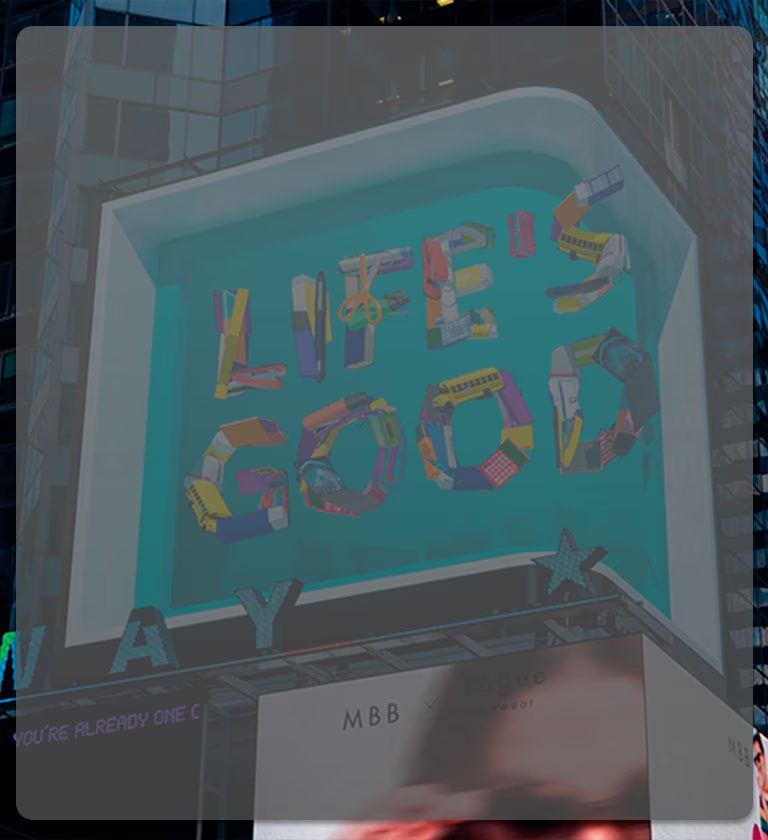 Динамическая 3D-кампания LG освещает Таймс-сквер в Нью-Йорке1