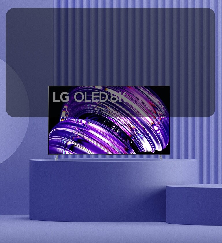 Все оттенки реальных цветов на экране  8K телевизора LG OLED Z2