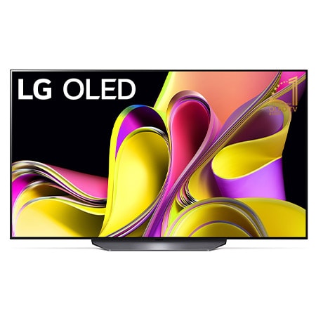 Вид спереди с эмблемой «LG OLED» и «OLED №1 в мире на протяжении 10 лет».