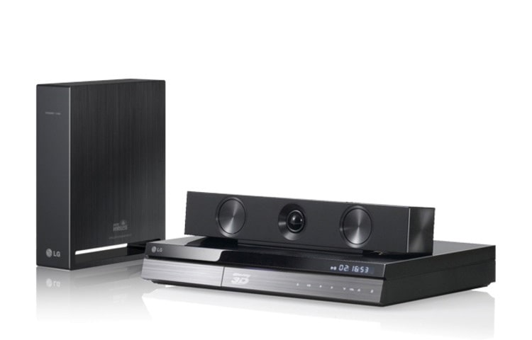 LG Home-cinéma Blu-ray 3D, 1125W, enceintes étagères, technologie "LG Cinema 3D Sound", Smart TV, BH9520TW