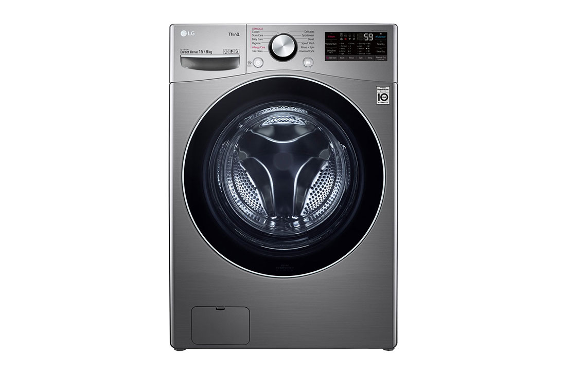 LG Lave-linge 15/8KG | 6 Motion Direct Drive™ | Moteur Direct Drive™ garantie 10 ans | TurboWash | AIDD™, F0L9DGP2S