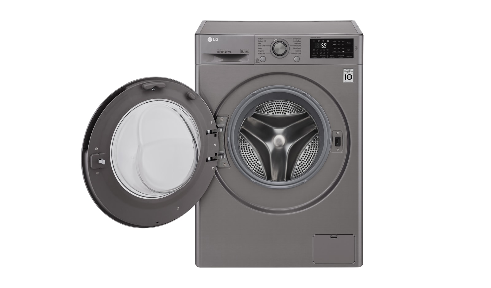 LG Lave-linge 7 KG | Moteur Direct Drive™ | 6 Motion DD | Ajout de linge, F2J5QNP7S