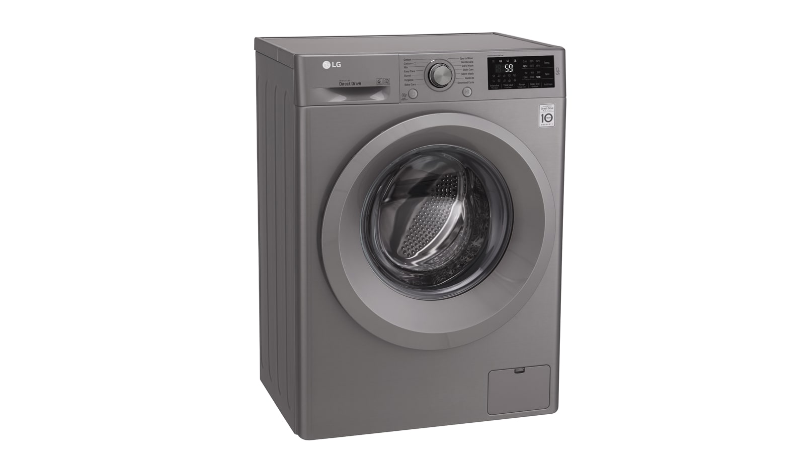 LG Lave-linge 7 KG | Moteur Direct Drive™ | 6 Motion DD | Ajout de linge, F2J5QNP7S