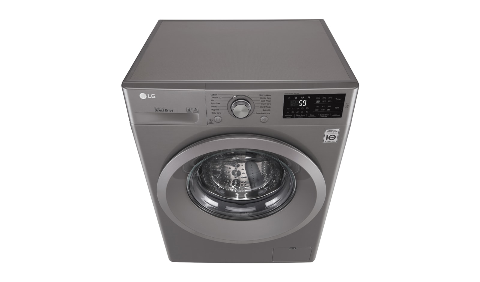 LG Lave-linge 7 KG | Moteur Direct Drive™ | 6 Motion DD | Ajout de linge, F2J5QNP7S