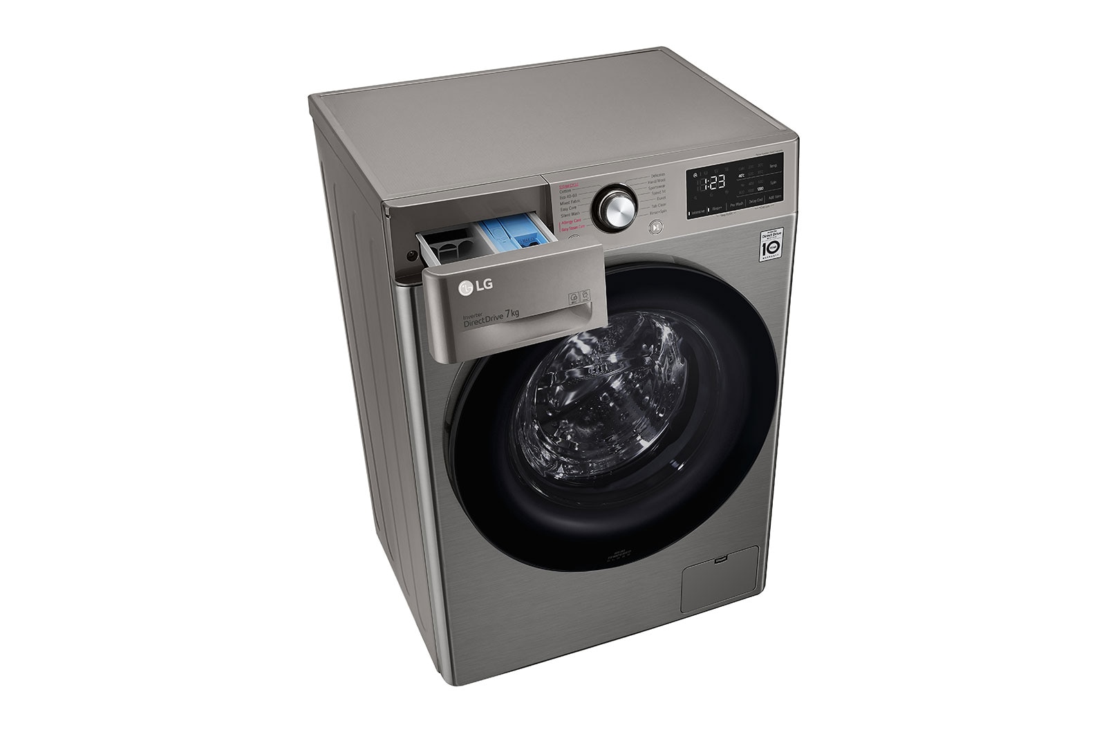 LG Lavante 7KG| 6 Motion Direct Drive™ | Moteur Direct Drive™ garanti 10 ans | AI DD™ | Steam | A, F2V3HYPKP