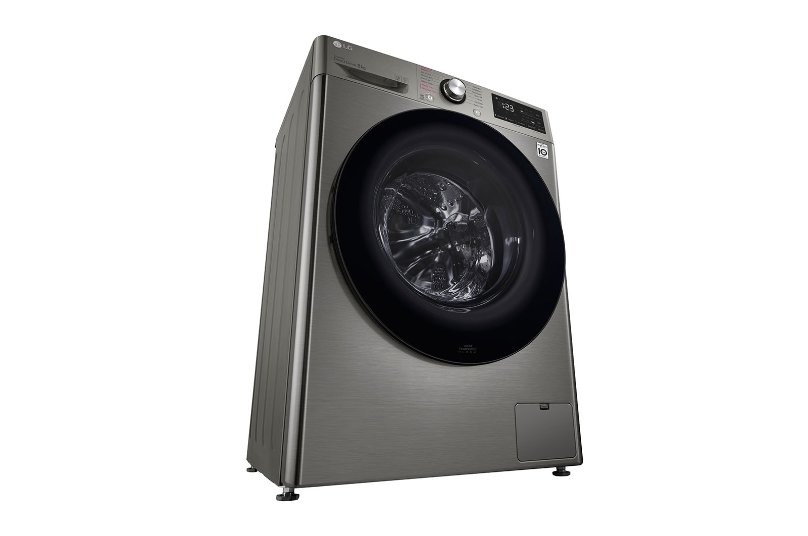 LG Lave-linge 8 KG - 68L | 6 Motion Direct Drive™ | Moteur Direct Drive™ garanti 10 ans | AI DD™ | Steam | 52/71dB | A, F2V3PYPKP