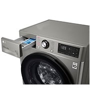 LG Lave-linge 8 KG - 68L | 6 Motion Direct Drive™ | Moteur Direct Drive™ garanti 10 ans | AI DD™ | Steam | 52/71dB | A, F2V3PYPKP