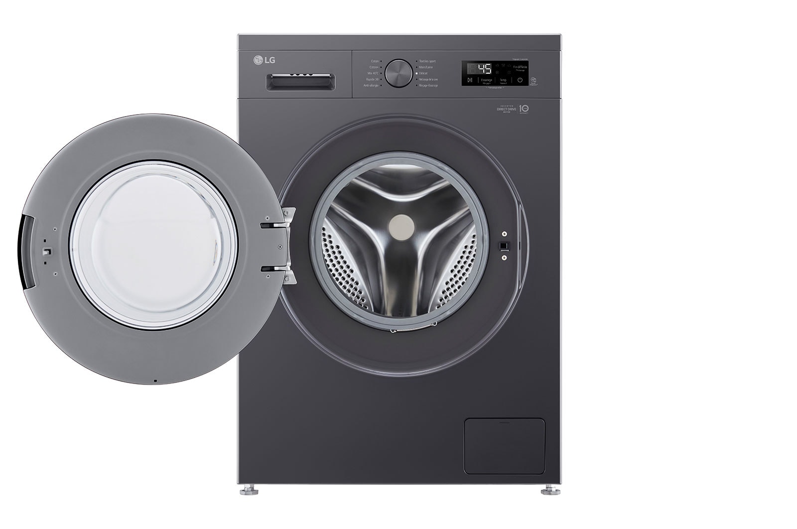 LG Lave-linge 9 KG | 6 Motion Direct Drive™ | Steam +| Smart Diagnosis™ , F2Y1VYP6J