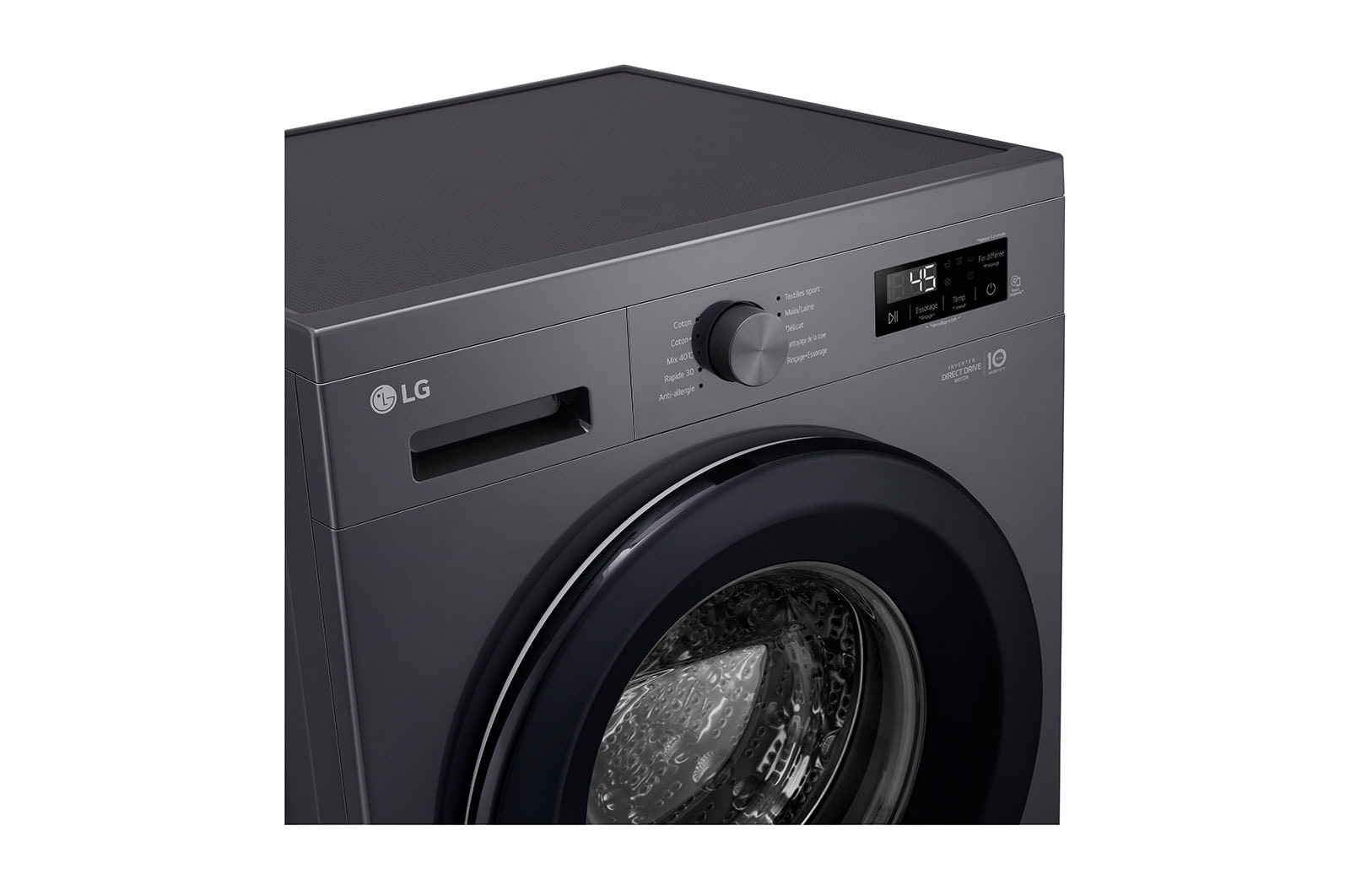 LG Lave-linge 9 KG | 6 Motion Direct Drive™ | Steam +| Smart Diagnosis™ , F2Y1VYP6J