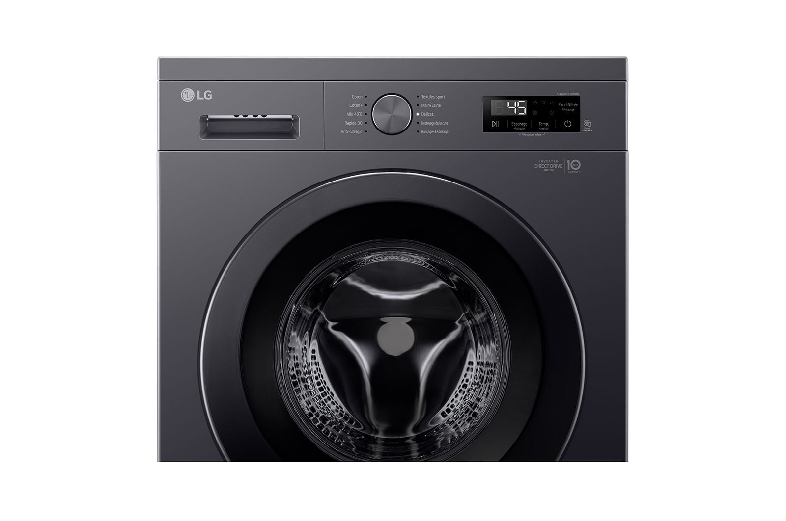 LG Lave-linge 9 KG | 6 Motion Direct Drive™ | Steam +| Smart Diagnosis™ , F2Y1VYP6J