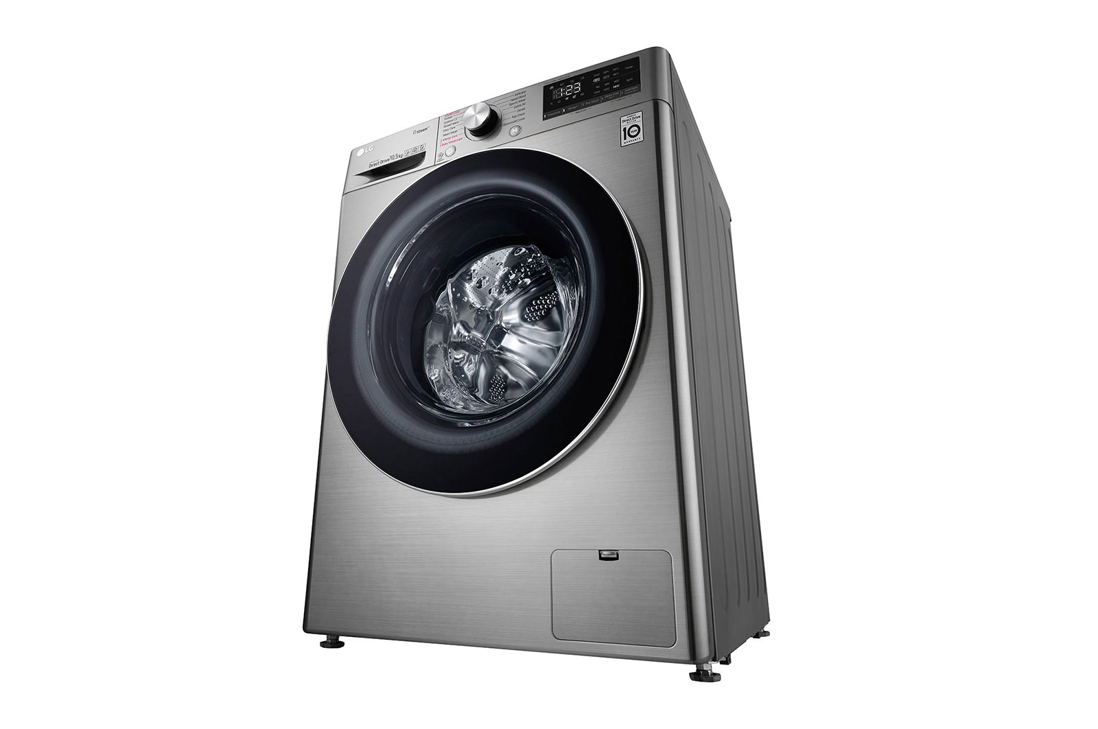 LG Lave-linge LG Vivace, 10.5 Kg, capacité plus grande, AI DD, vapeur, ThinQ, F4V5RYP2T