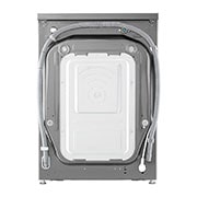 LG Lave-linge de 9 kg à chargement frontal, AI Direct Drive Motor, vapeur, couleur argent, F4V5VYP2T