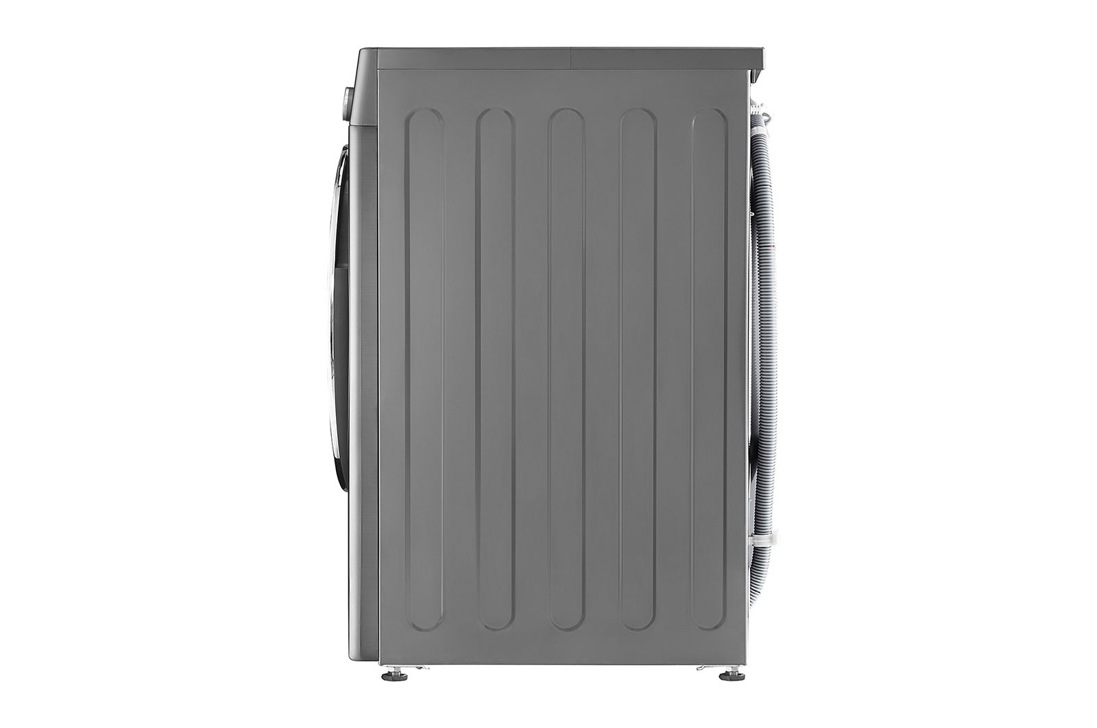 LG Lave-linge de 9 kg à chargement frontal, AI Direct Drive Motor, vapeur, couleur argent, F4V5VYP2T