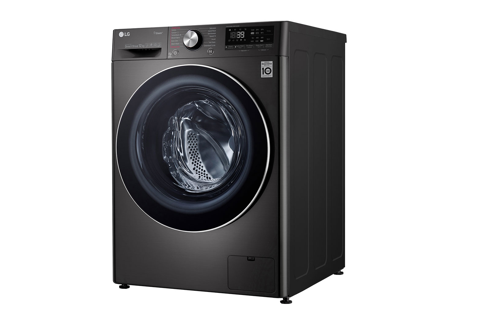 LG Machine a laver a chargement frontal l Lavante sechante l 12/8 KG l AIDD l TurboWash 360 l ThinQ, F4V9BCP2EE