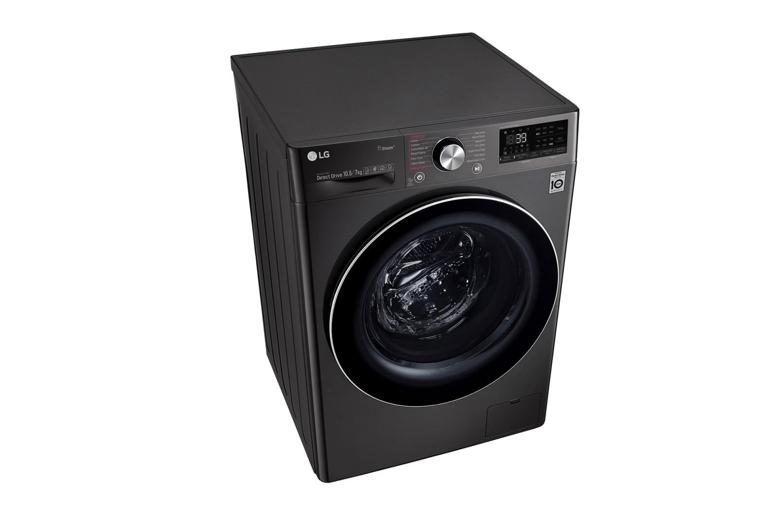 LG Lavante-séchante 10.5/7 KG - 68L | 6 Motion Direct Drive™ | Moteur Direct Drive™ garanti 10 ans | TurboWash™ 360 | AIDD™ | Steam+™ | 48/71dB | A, F4V9RCP2E