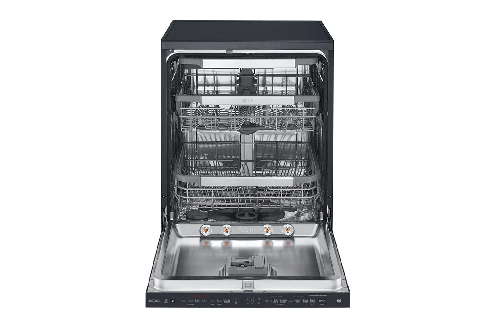 LG Lave-vaisselle LG QuadWash™ Steam | EasyRack™ | SmartThinQ™, DFB325HM