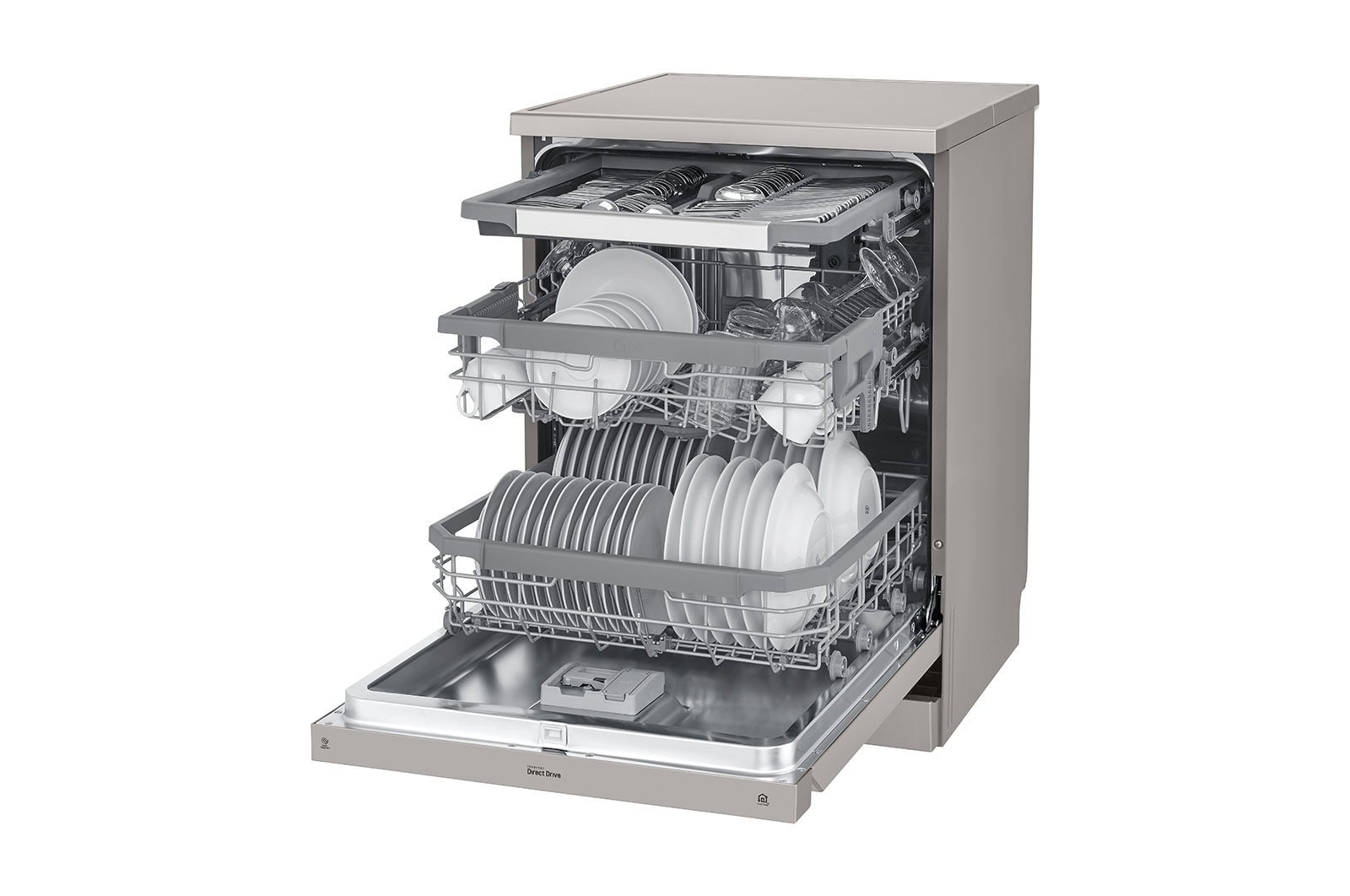 LG Lave-vaisselle LG QuadWash™ Steam | EasyRack™ | SmartThinQ™, DFB425FP