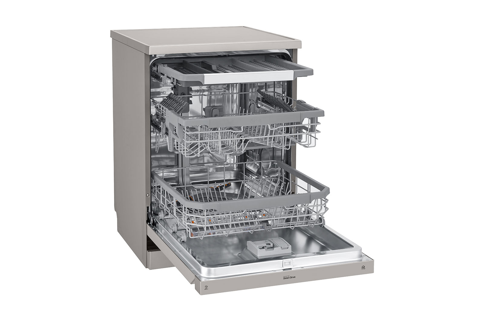 LG Lave-vaisselle LG QuadWash™ Steam | EasyRack™ | SmartThinQ™, DFB425FP