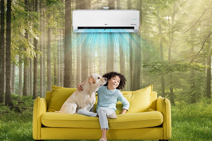 Les enfants et les animaux domestiques sont heureux de s’asseoir dans la forêt et de profiter de l’air conditionné comme s’il s’agissait d’une brise naturelle.