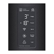 LG Réfrigérateur Multi-Portes | 464L | Gris | Compresseur Linéaire Inverter | Hygiene fresh⁺™ | DoorCooling+™ | Multi Air Flow | Moist Balance Crisper™ | Smart Diagnosis™ | ThinQ™, GR-B29FTQFL