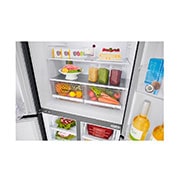 LG Réfrigérateur Multi-Portes | 464L | Gris | Compresseur Linéaire Inverter | Hygiene fresh⁺™ | DoorCooling+™ | Multi Air Flow | Moist Balance Crisper™ | Smart Diagnosis™ | ThinQ™, GR-B29FTQFL