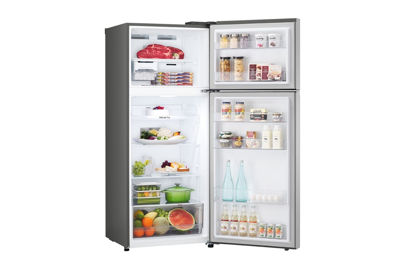 LG Réfrigérateur  315L Smart Inverter top freezer I Linear Cooling, GR-B402PLGB