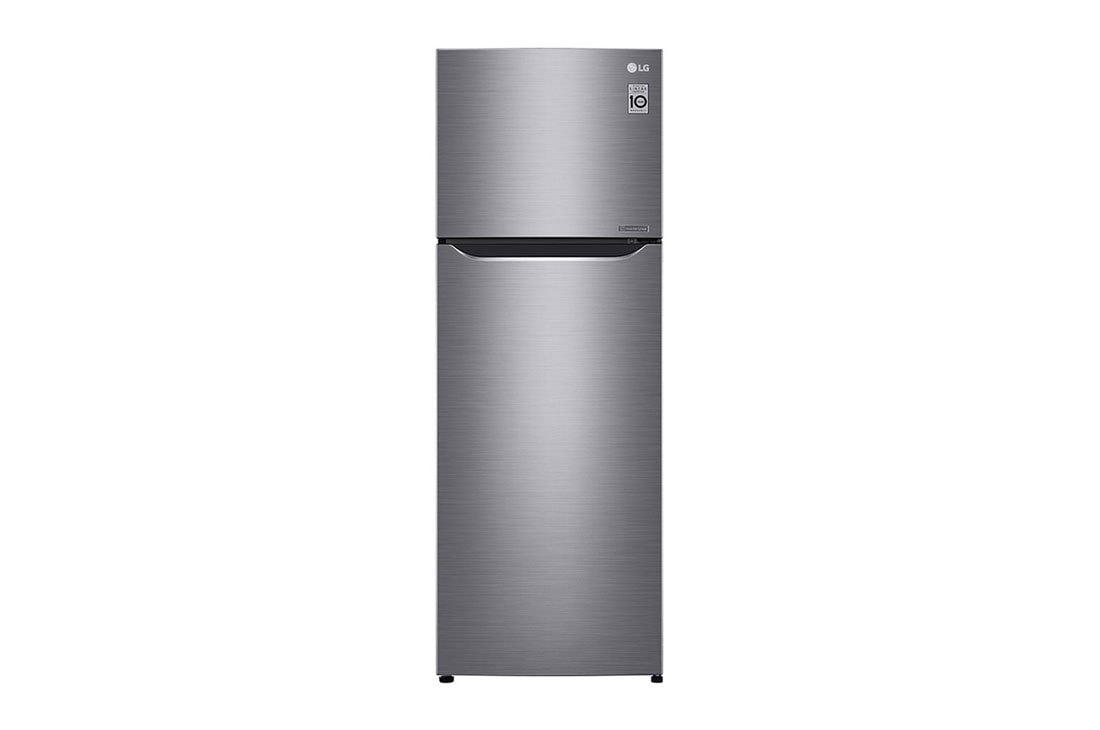 LG 237L, Smart Inverter, Gris Silver, Congélateur en haut, GR-C332SLBB