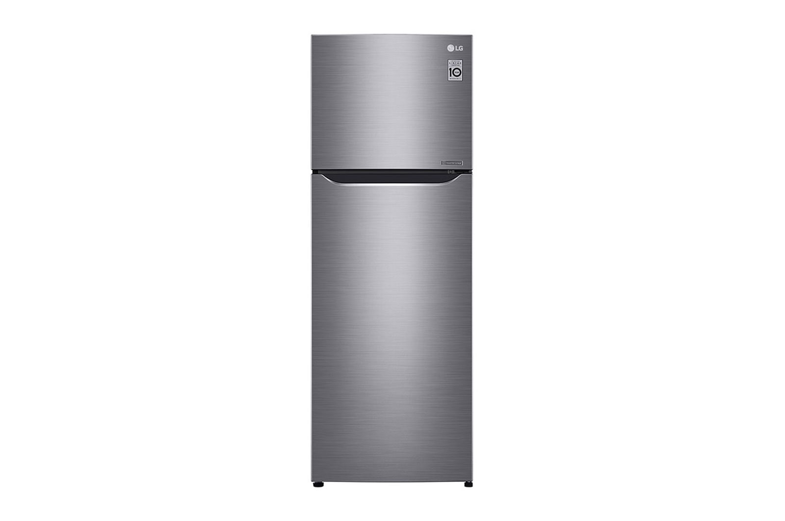 LG 237L, Smart Inverter, Gris Silver, Congélateur en haut, GR-C332SLBB