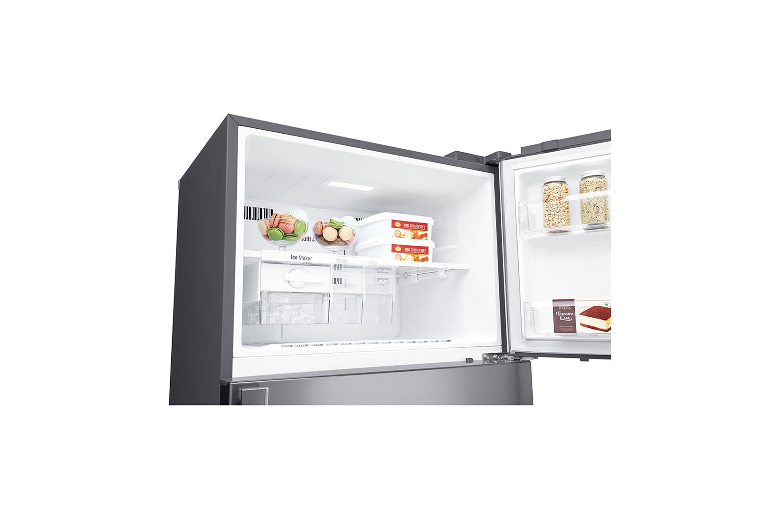 LG 437L, Compresseur linéaire Inverter | Nature Fresh™ | Linear Cooling™ | Door Cooling™ | No Frost, GR-C502HLCU