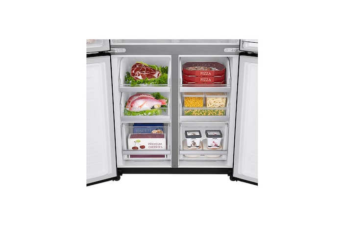 LG Réfrigérateur Multi-Portes | Door-in-Door | 458L | No Frost | Compresseur Linéaire Inverter, GR-Q29FTQKL
