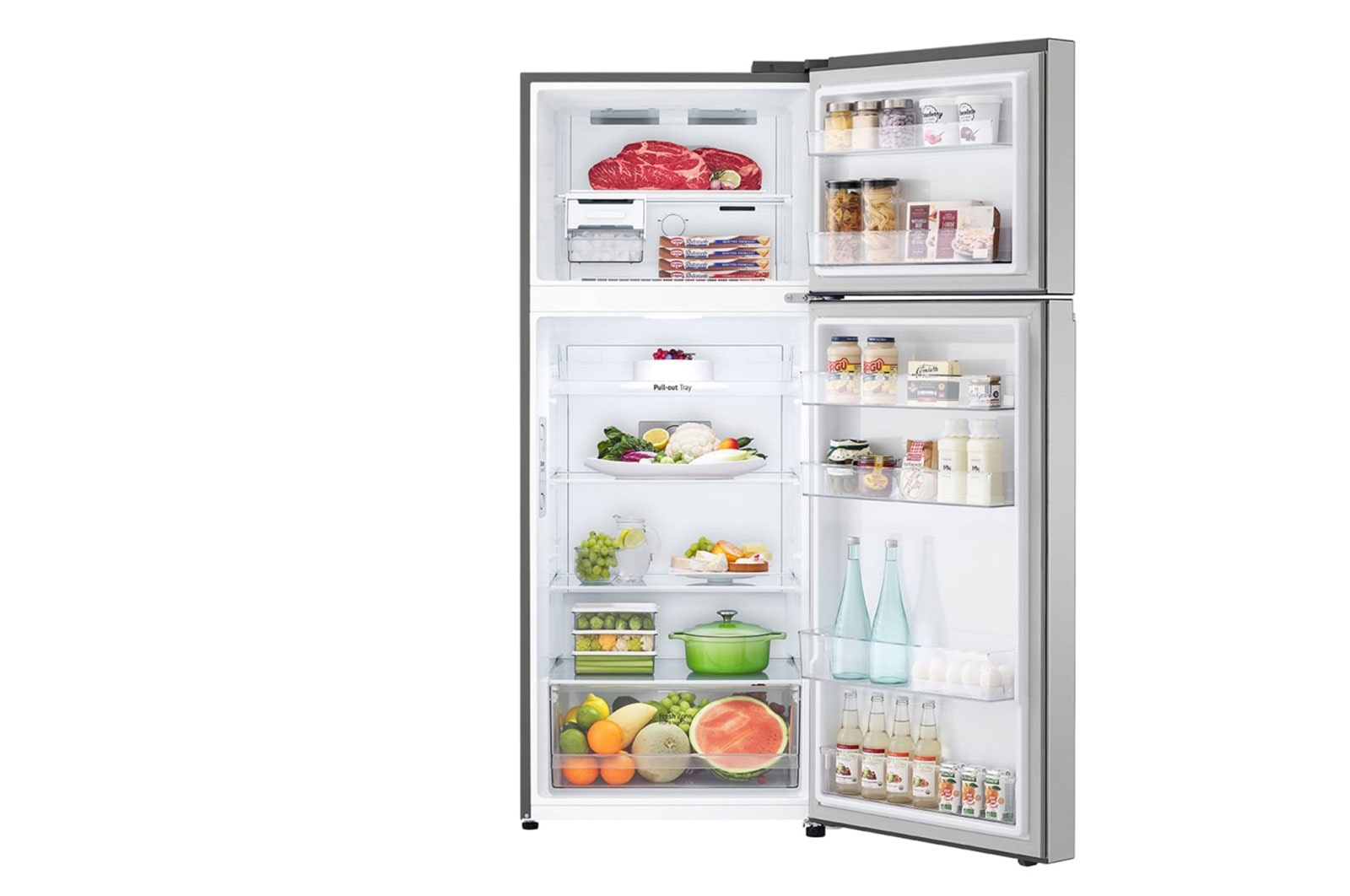 LG 423L, Smart Inverter™ | Top freezer de LG avec LINEAR Cooling™, GR-B460PLGB