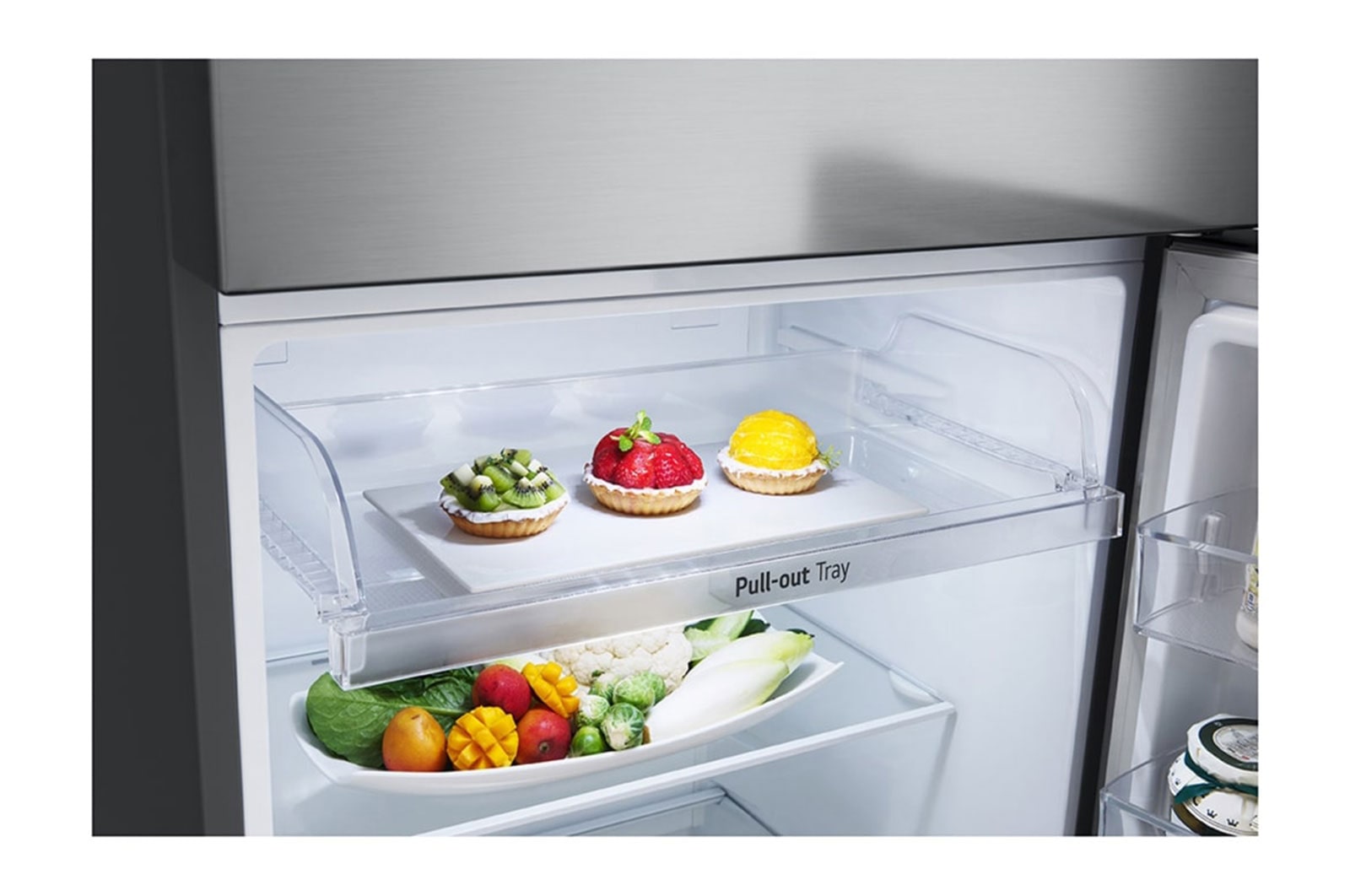 LG 423L, Smart Inverter™ | Top freezer de LG avec LINEAR Cooling™, GR-B460PLGB